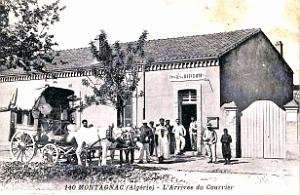 2340- Montagnac - Arrivee du courrier